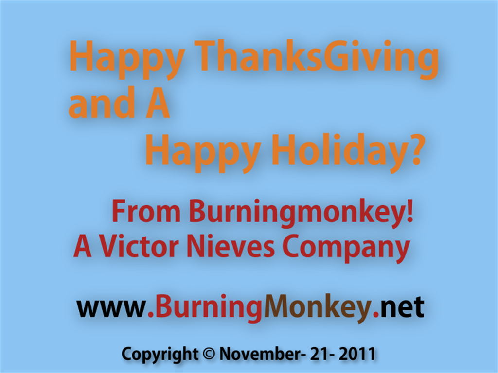 Burningmonkey's Thanksgiving